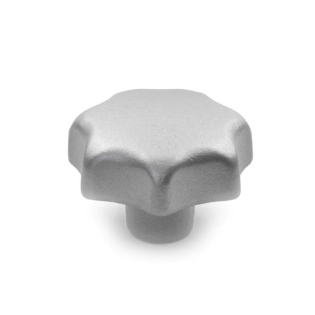 J.W. Winco DIN6336-NI-63-M12-E Hand Knob 6336-NI-63-M12-E